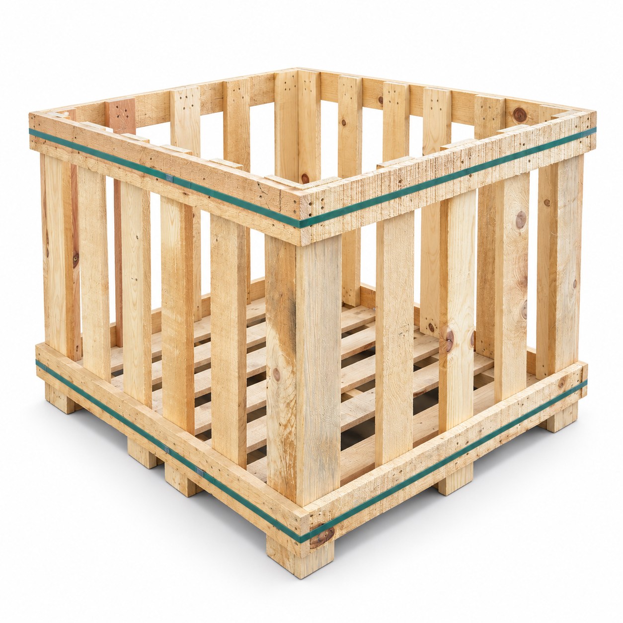 Huacal de madera fabricado a medida