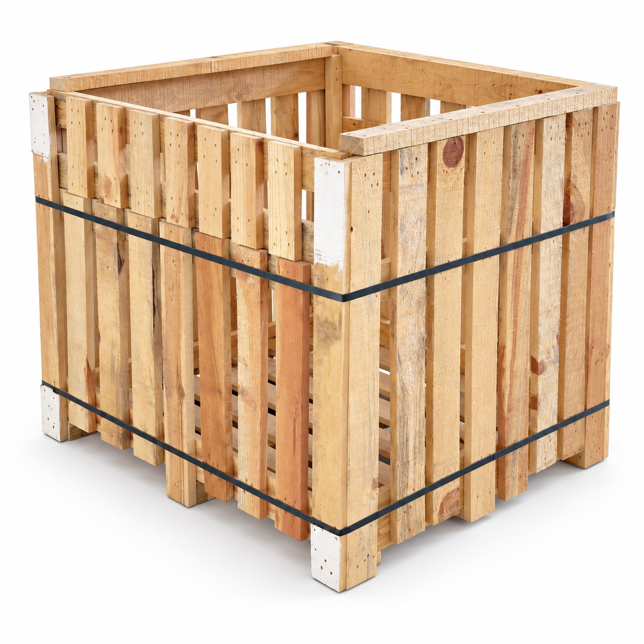 Huacal de madera para protección de productos